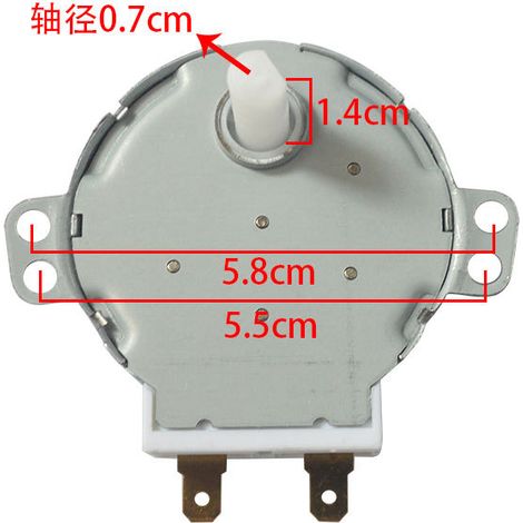 Neuer Mikrowellen-Drehtellermotor 49TYZ-A2, Synchronmotor, 220 V, D-Welle, passend für Galanz