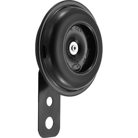 BEBUSINGOTO Bocina universal de 12 V para motocicleta, vehículo, coche, camión, ciclomotor, scooter, ATV, negra, 105 dB, resistente al agua