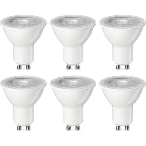 6er-Pack E27 4,7W LED-Spotlampen (entspricht 50W) Weiß, nicht dimmbar
