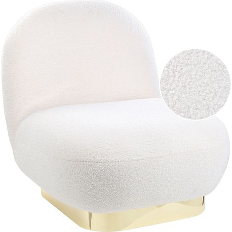 Armchair LOVIISA Boucle White (1/5)