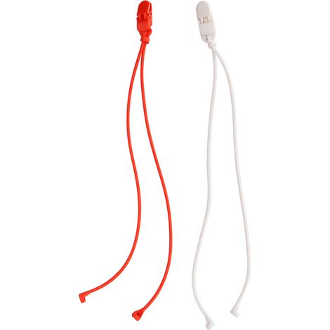 2 Cordons élastiques pour appareils auditifs, confortables, anti-perte, extensibles, adaptés aux cols fins, lot de 2 (1/5)