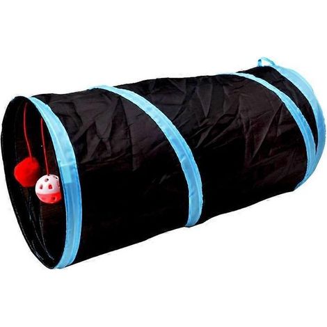 Tunnel pour chat, jouet interactif pour chatons et autres animaux de compagnie, idéal pour les jeux et l'entraînement. (1/5)
