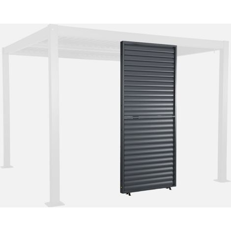 Persiana con lamelle orientabili 1m in alluminio per pergola bioclimatica