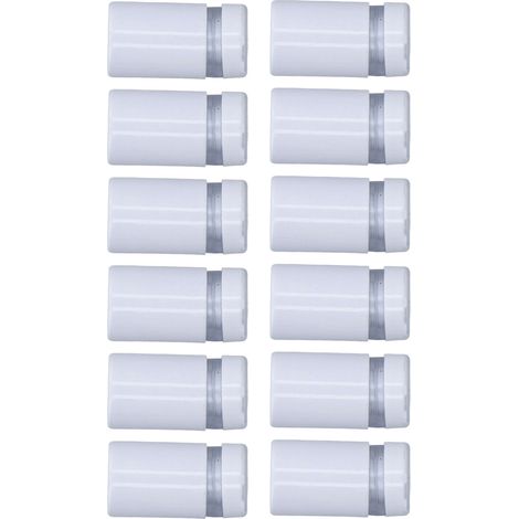 Kit de fixation murale publicitaire de 12 vis d'écartement en acier inoxydable 12 x 20 mm (1/5)