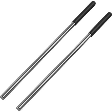 Lot de 2 tiges d'enroulement de 45,7 cm pour ressorts de torsion, barres d'enroulement en acier de 1,3 cm de diamètre pour ajuster ou remplacer les ressorts de tension de porte de garage avec poignée (1/5)