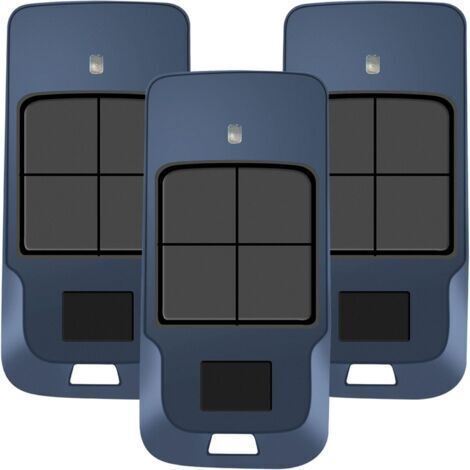 Remplacement de la télécommande Mitto 2, Télécommande 433.92 MHz 4 canaux, télécommande Compatible avec Mitto Cool C2, MITTO COOL C4, MITTO 4 (Lot de 3) (1/5)