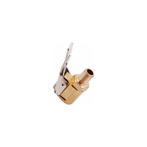 Embout de Gonflage Laiton,Clip de Pompe à Air,Adaptateur de Valve de Pneu de Voiture,Raccord de Valve de Gonflage,Pompe de Embout Laiton Gonflage Valve Clip,Pince Connecteur Adaptateu (1/4)