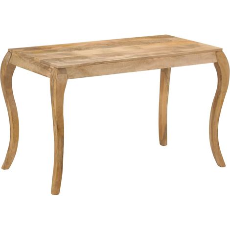 Tavolo da salotto e da pranzo di design 118 cm in legno massello di mango 0902129