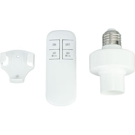 Douille d'ampoule télécommandée sans fil avec culot E27 220V. (1/5)
