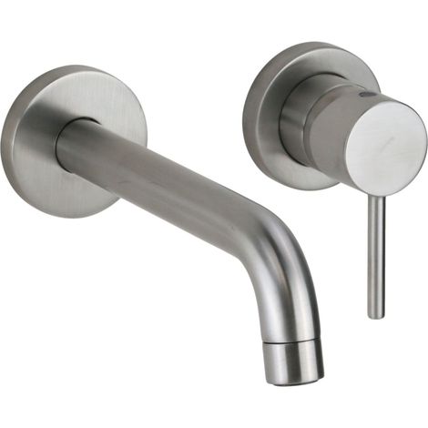 Miscelatore monocomando lavabo a parete PVD Nichel Antico con corpo incasso Paini Cox 78PW208 PVD Nichel Antico