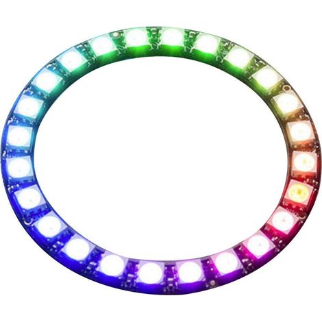 5V 24 Bits LED Ring Light Lamp WS2812B 5050 LED Ring Compatible with LED Display, with Built-in Drivers (1/5)