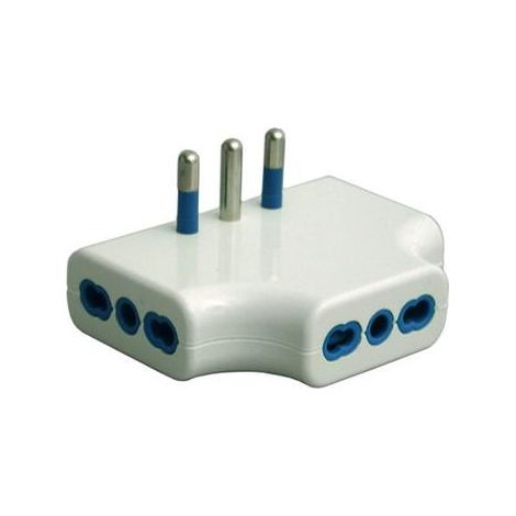 Fanton 87220 Adattatore Piatto Da S17 A 3P17/11 Bianco (1/2)