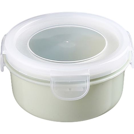 Boîte De Rangement Alimentaire - Rond Ou Rectangulaire - Couvercle Étanche - Pour Réfrigérateur Et Pique-Nique - Lot De 4 (1/5)