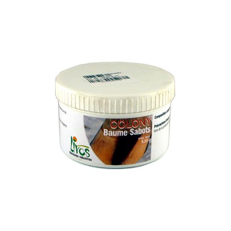 250ml-incolore-Baume de soin sabots des chevaux colony LIVOS