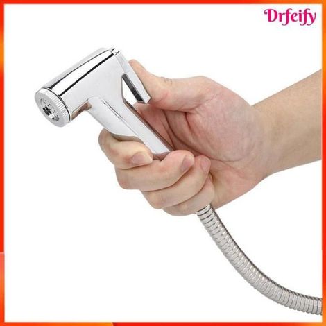 Bidet-Sprühgerät – Handbrause – 1,5 m Schlauch – ABS-Edelstahl – Silber (1/5)