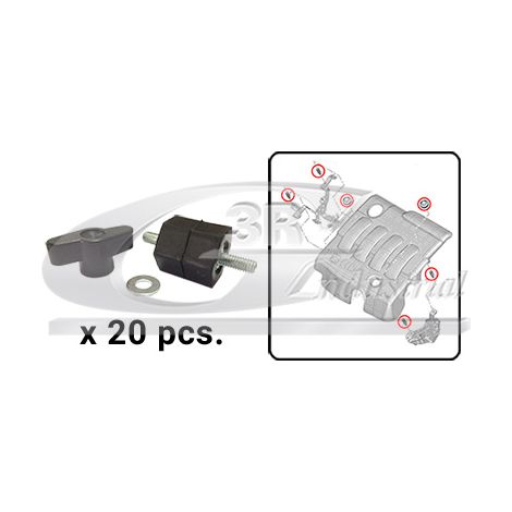 3RG 80203LD20 SOPORTE TAPA MOTOR (PACK 20 PCS)
