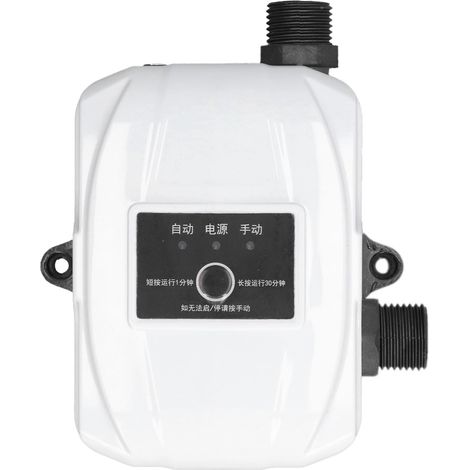 150-W-24-V-Druckerhöhungspumpe, automatisch, wasserdicht, leise, 20 m Förderhöhe, für Duscharmaturen, 100–240 V, DN15-EU-Stecker (1/5)