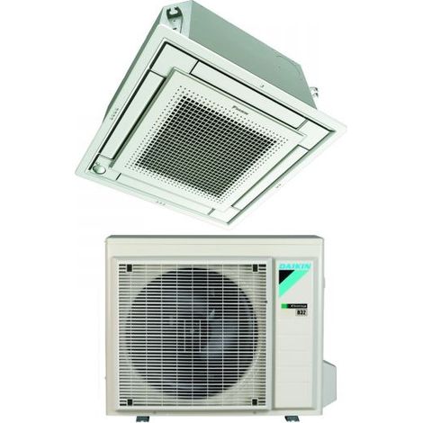 Daikin – Climatiseur réversible 12000 Btu FFA35A9 – Wi-Fi optionnel – R-32 – Classe A++/A+ – Installation discrète plafond – Capteurs intelligents