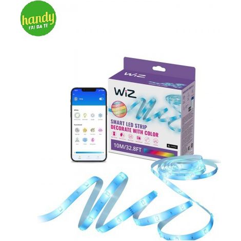 WiZ Striscia LED RGB 10 metri Luce Bianco e colorata - Incl. 1 cavo di alimentazione (1/3)