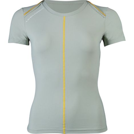 XXL, nero: Maglietta da donna per equitazione in tessuto tecnico modello Limone