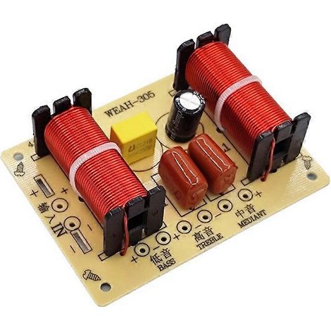 WEAH-305 3 Way Audio Enceinte Diviseur 150W Hi-Fi Crossover Filtre Module pour DIY Maison Enceinte Aigus Moyen Basse (1/5)