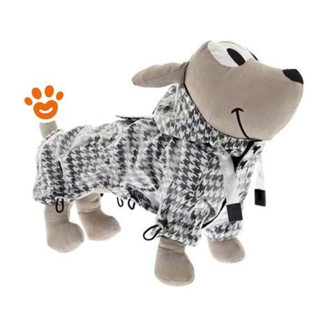 Ferribiella Dog Impermeabile Favola Pied De Poule - TG. 40 (40cm) - Accessori