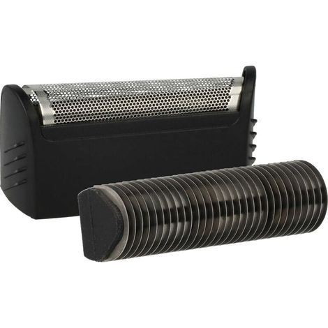 Kombi-Pack Scherteil für Braun Rasierer, Folie & Messerblock, schwarz/silber-Kompatibles Produkt