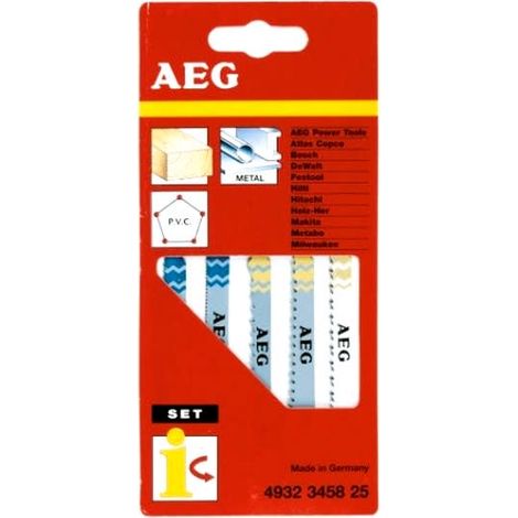 Lames de scie sauteuse pour bois dur – Lot de 5 lames assorties – Coupe précise et nette – Compatible AEG, Dewalt, Ryobi