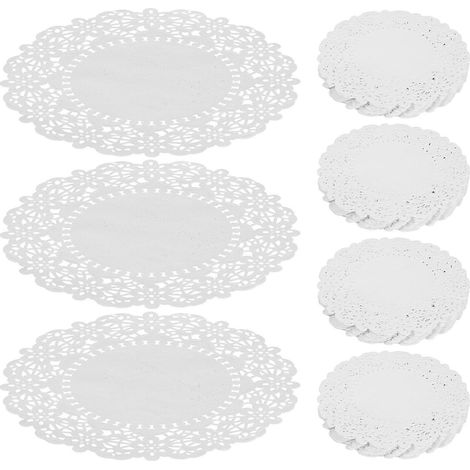 Napperons en papier absorbant jetables pour la pâtisserie, paquet de 140 pièces (1/5)