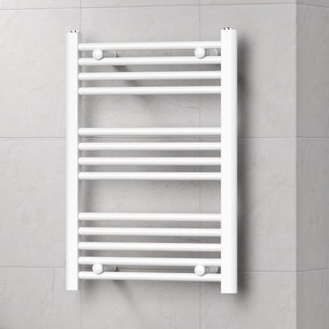 RADIATORE TERMOARREDO SCALDASALVIETTE BIANCO CON TUBOLARI Ø25MM MODELLO ELVIA - MM 840X500 WATT 414 INT.450  - MAM (1/4)