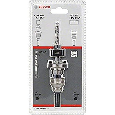 Bosch Quick-Lock adattatore argentato per seghe a corona (1/4)