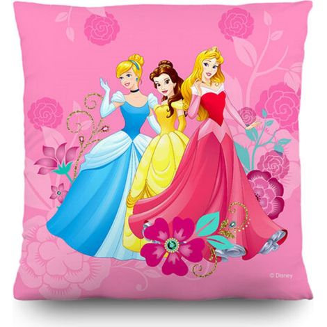 Coussin Princesses 2 faces Disney 40x40 cm (1/3)