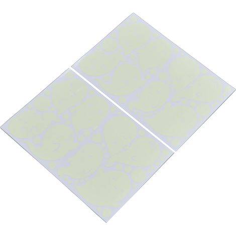 Sticker mural lumineux, autocollant mural phosphorescent à faire soi-même, sticker décoratif pour chambre à coucher, thème fantôme