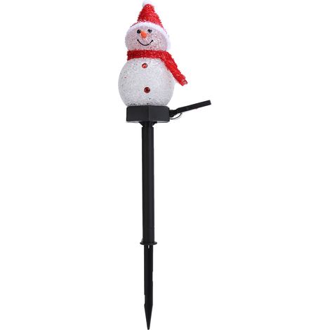 LED-Solar-Schneemann-Gartenlaterne – Weihnachtsdekoration, Wegbeleuchtung (1/5)