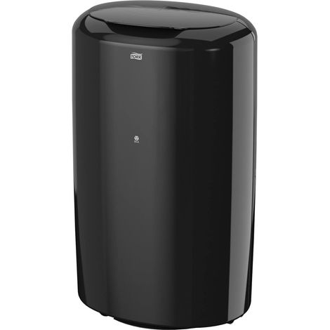 Tork 563008 Cestino /pattumiera aperto 50 litri sistema B1, da parete o pavimento, design moderno, plastica resistente, nero (313 x 401 x 651 mm) (1/2)