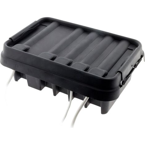 – Boîtier de protection étanche IP55 pour raccordements électriques – Polypropylène noir – Dimensions 200x230x140mm – Pour extérieur (1/5)