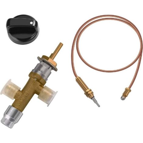 Kit de soupape de contrôle de sécurité pour foyer au gaz propane GPL basse pression