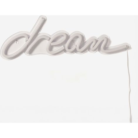 Scritta luminosa neon da parete USB in acrilico Dream (1/3)