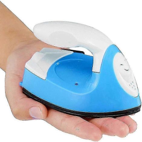 Mini fer à repasser électrique portable, accessoire de voyage idéal pour les travaux manuels et la couture. Compatible avec les vêtements et les loisirs créatifs. (1/5)