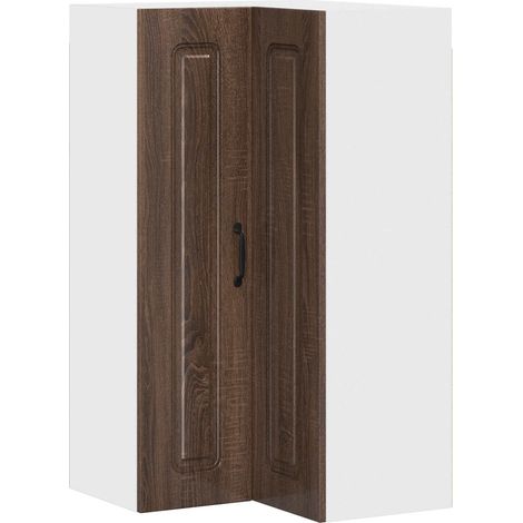 Meuble Haut De Cuisine Armoire de cuisine - Chêne brun 57 x 57 x 100 cm fr32937 (1/5)