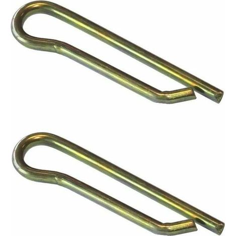 2x clip de maintien goupille attelage diamètre 3mm x longueur 55mm acier remorque tracteur voiture camion
