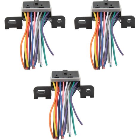 16-poliger weiblicher OBD2-Stecker J1962F, Kfz-Diagnoseadapterkabel, 3-teiliges Set für Fahrzeuge. (1/5)