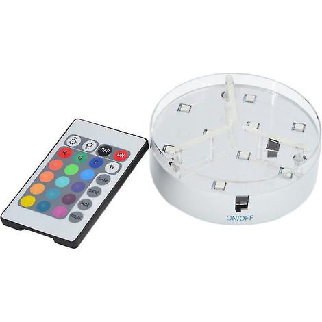 Socle lumineux en plastique pour décoration