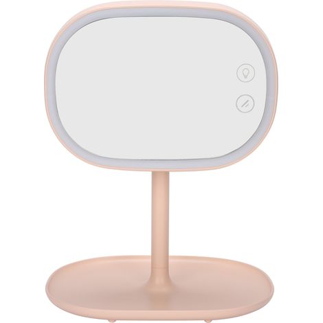Lampe miroir de maquillage portable rechargeable par USB, lampe de table LED pour chambre ou dortoir (1/5)