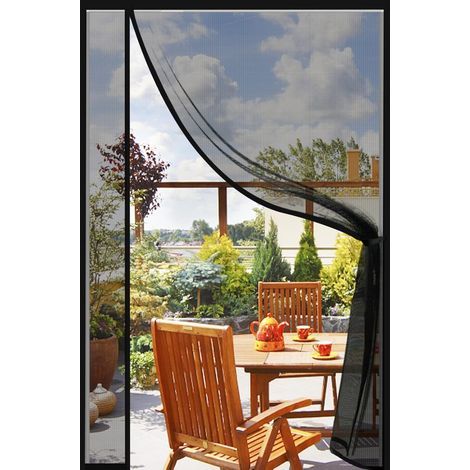 Magnetisches Moskitonetz für Türen und Fenster, 100 × 210 cm, mit Katzenpfoten-Sicherheitsdesign, Fliegen- und Mückenschutz, magnetisches Moskitonetz für Schiebefenster, magnetische Vorhänge ohne...