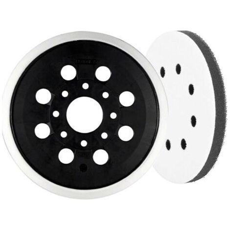 Plateau de Ponçage 125mm pour Ponceuse Bosch PEX 220A, GEX 125-1 AE - Accessoire de Qualité pour Ponceuses Excentriques (1/5)