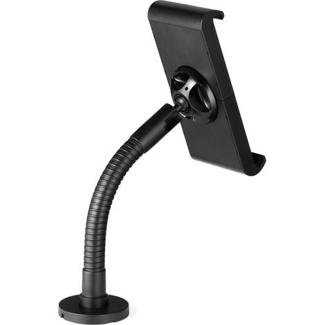 Durable Tablet Halterung Schwanenhals TOUGH, Tisch- oder Wandmontage, 360° drehbar für Tablets 7-13", schwarz, 894401