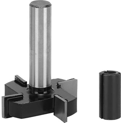 Vierklingen-T-Schneider-Set, schwarz, Holzbearbeitungswerkzeuge, langlebiges Zubehör (Vierklingen-T-Schneider)