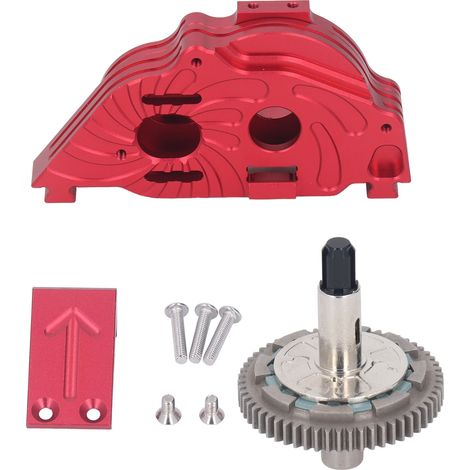 Cartériste en acier 57T, boîtier de transmission en alliage d'aluminium, noir, pour ARRMA VORTEKS Big Rock 1/10 voiture (1/5)