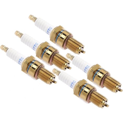 5 Pièces Bougies de Remplacement pour Tondeuse à Gazon Tracteurs Accessoires de Performance Faciles à Installer Durables Économes (1/5)